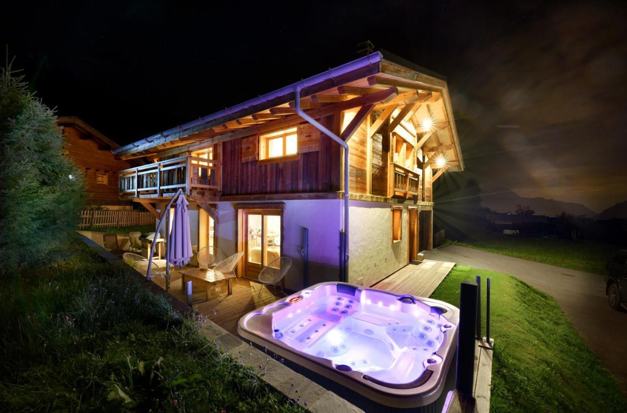Vielyterra - Chalet Haut De Gamme - Domaine Du Mont Blanc แซ็งต์-แฌร์เวส์-เลส์-แบ็งส์ ภายนอก รูปภาพ