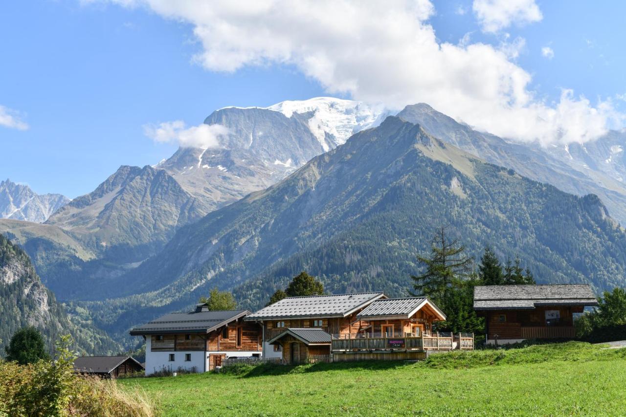 Vielyterra - Chalet Haut De Gamme - Domaine Du Mont Blanc แซ็งต์-แฌร์เวส์-เลส์-แบ็งส์ ภายนอก รูปภาพ