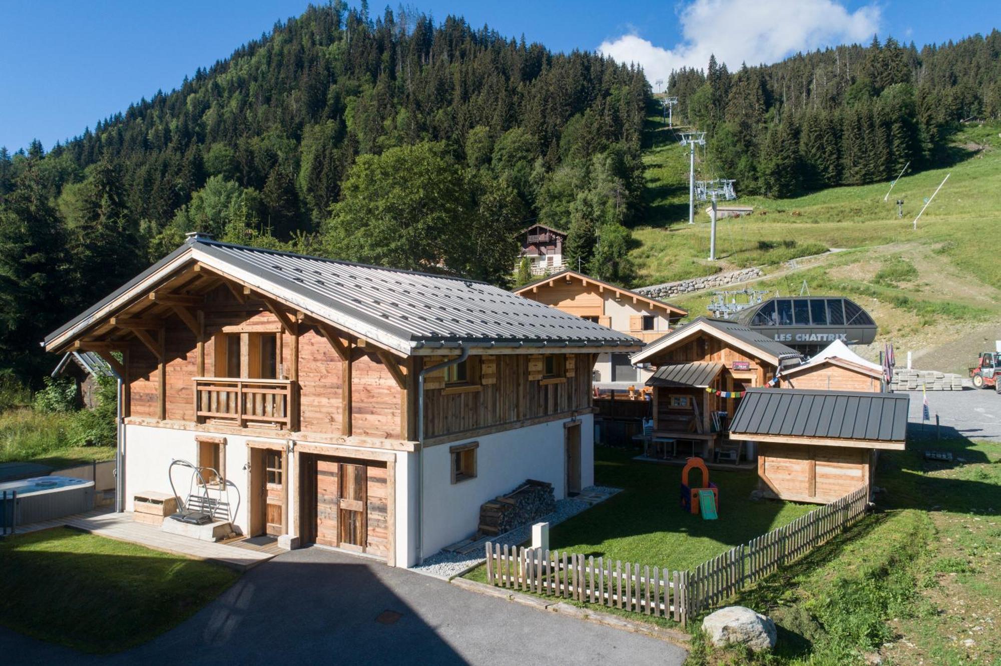 Vielyterra - Chalet Haut De Gamme - Domaine Du Mont Blanc แซ็งต์-แฌร์เวส์-เลส์-แบ็งส์ ภายนอก รูปภาพ